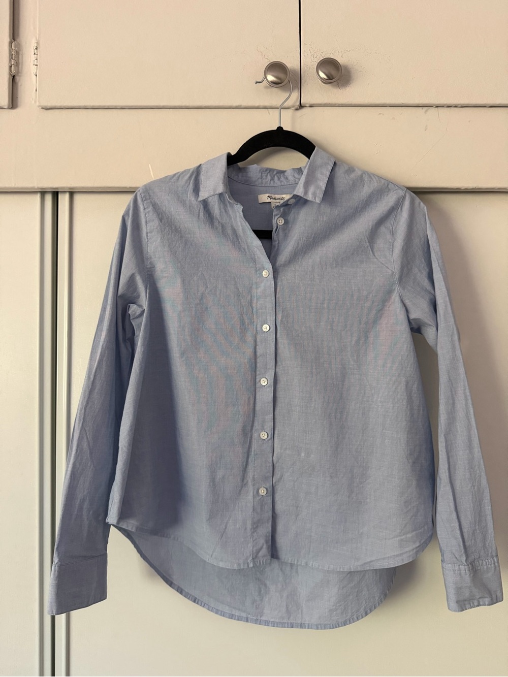 Madewell Light Blue Long-Sleeve Button-Up Shirt